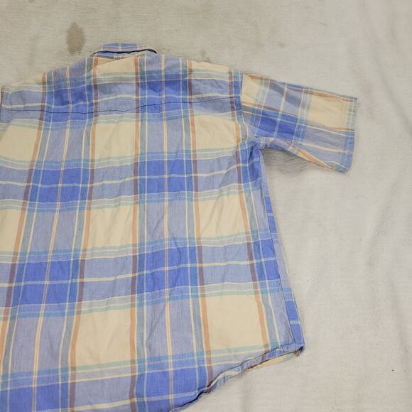Wrangler Twenty X Shirt Mens Sz Large Long Sleeve Plaid Button Down Grunge Y2k - Picture 14 of 15